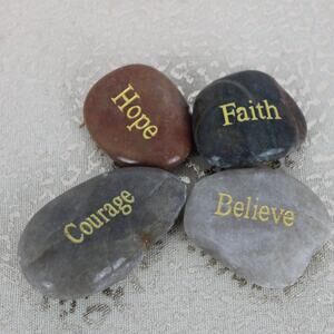 River Rock Affirmation Comfort 7 Stone Set